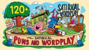 Read more about the article 120+ Satirical Puns and Wordplay