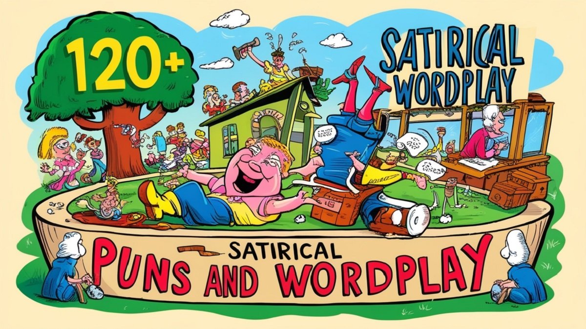 Read more about the article 120+ Satirical Puns and Wordplay