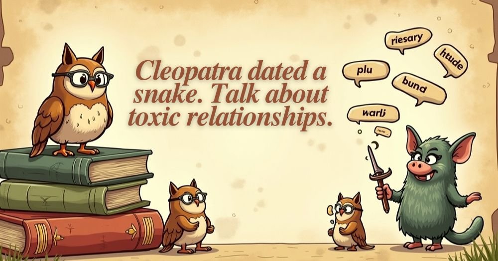 Historical Wordplay The Past Was Punny, Long puns that tell a story