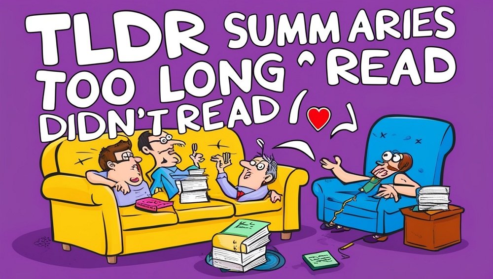 TLDR Summaries Too Long Didn't Read