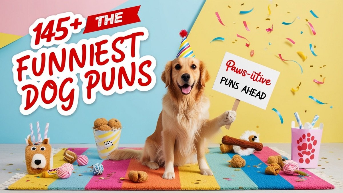 Read more about the article 145+ The Funniest Dog Puns