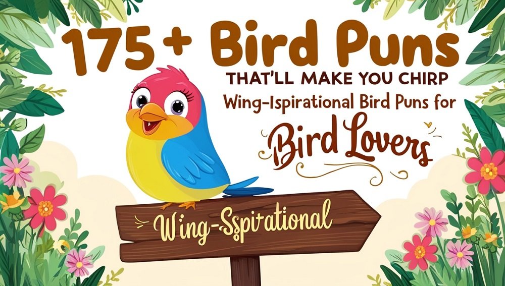 Wing-spirational Bird Puns for Bird Lovers, Bird Puns That'll Make You Chirp