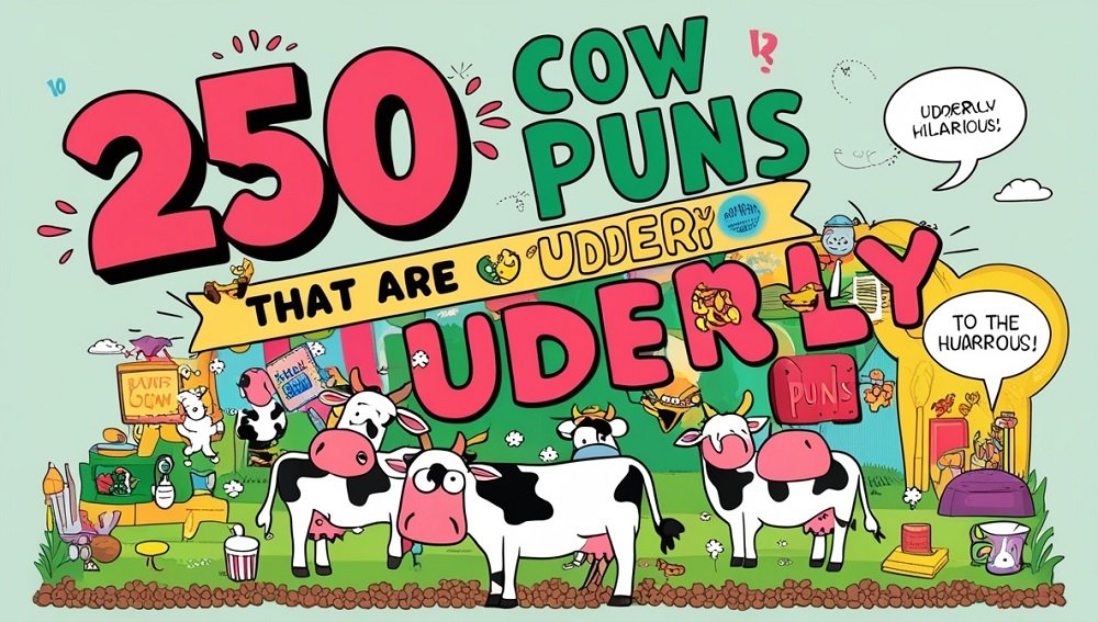 250 Cow Puns That Are Udderly Hilarious 1