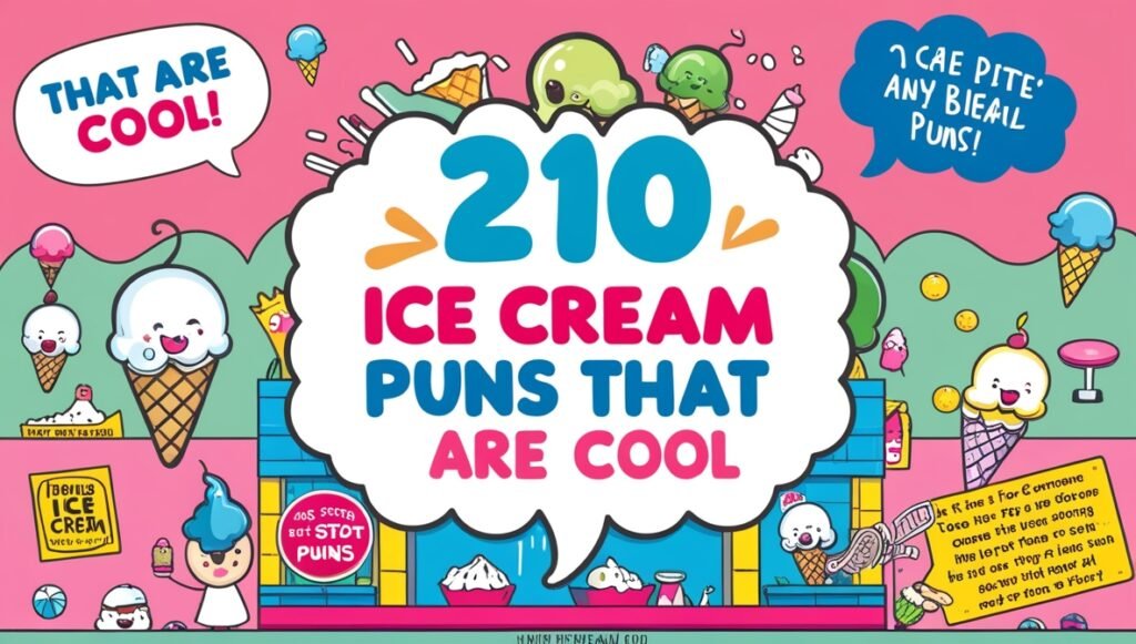 210 Ice Cream Puns That Are Cool 1