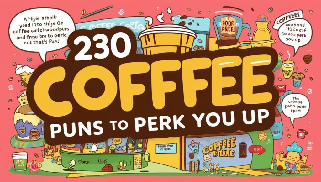 230 Coffee Puns to Perk You Up 1