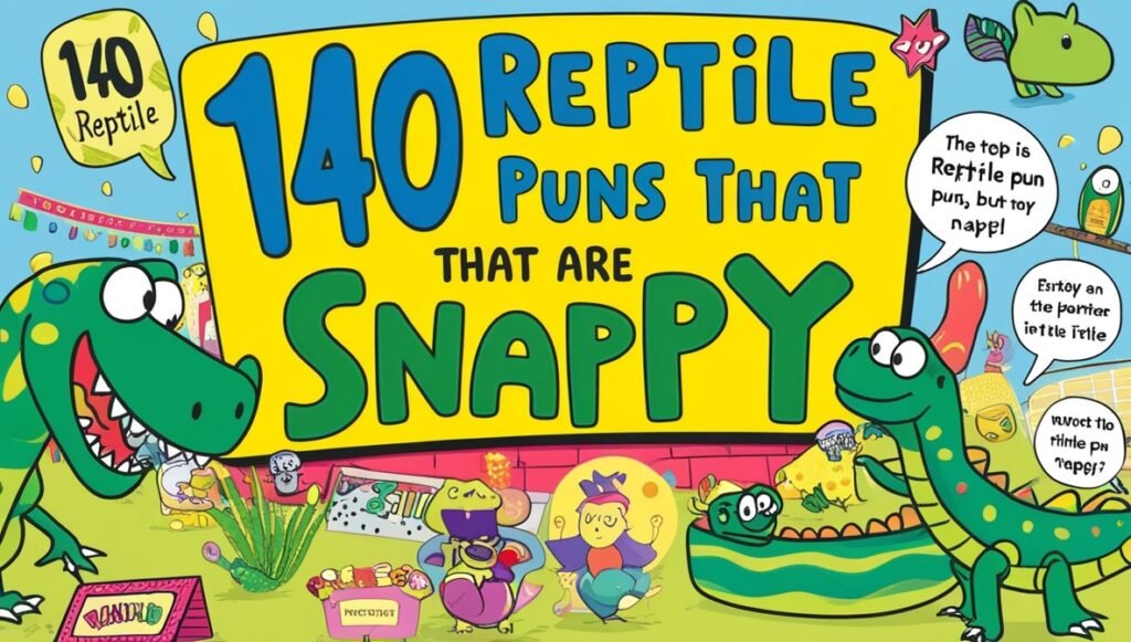 140 Reptile Puns That Are Snappy 1