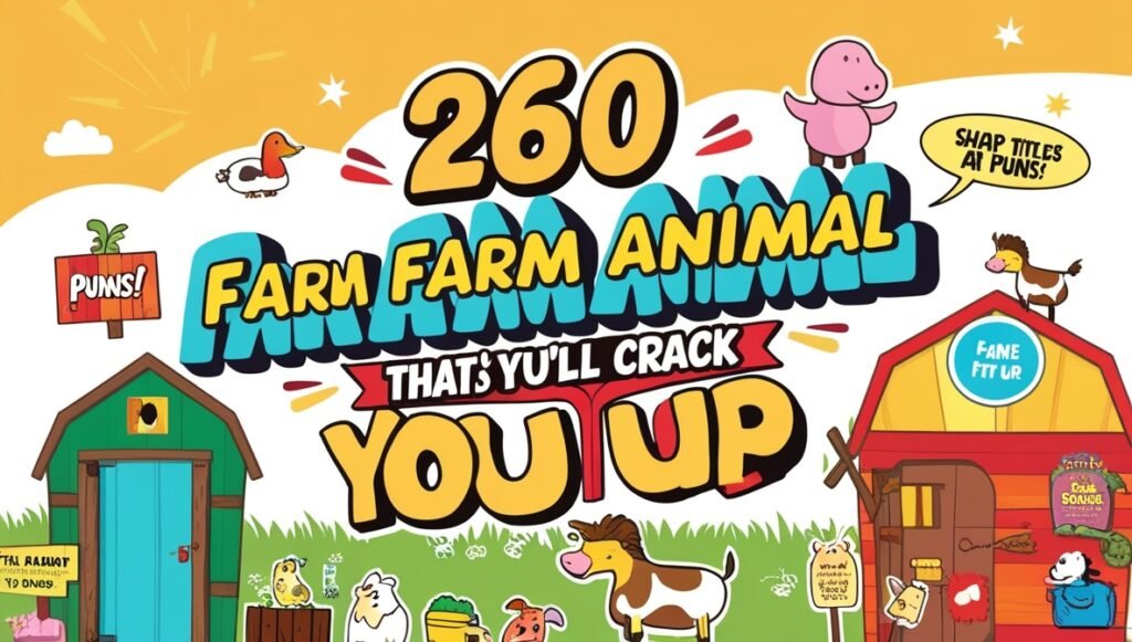 260 Farm Animal Puns That’ll Crack You Up 1