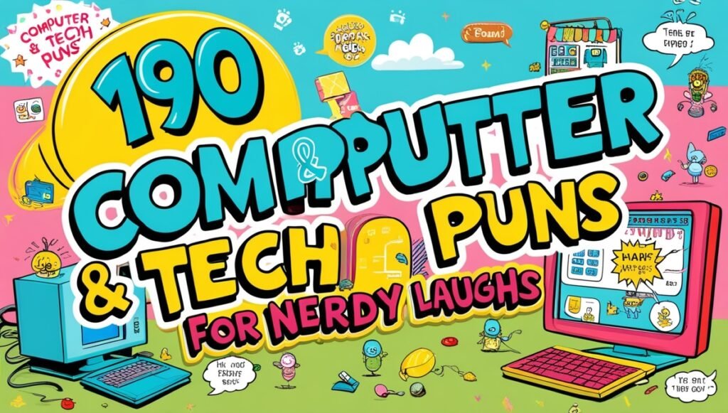 190 Computer & Tech Puns for Nerdy Laughs 1