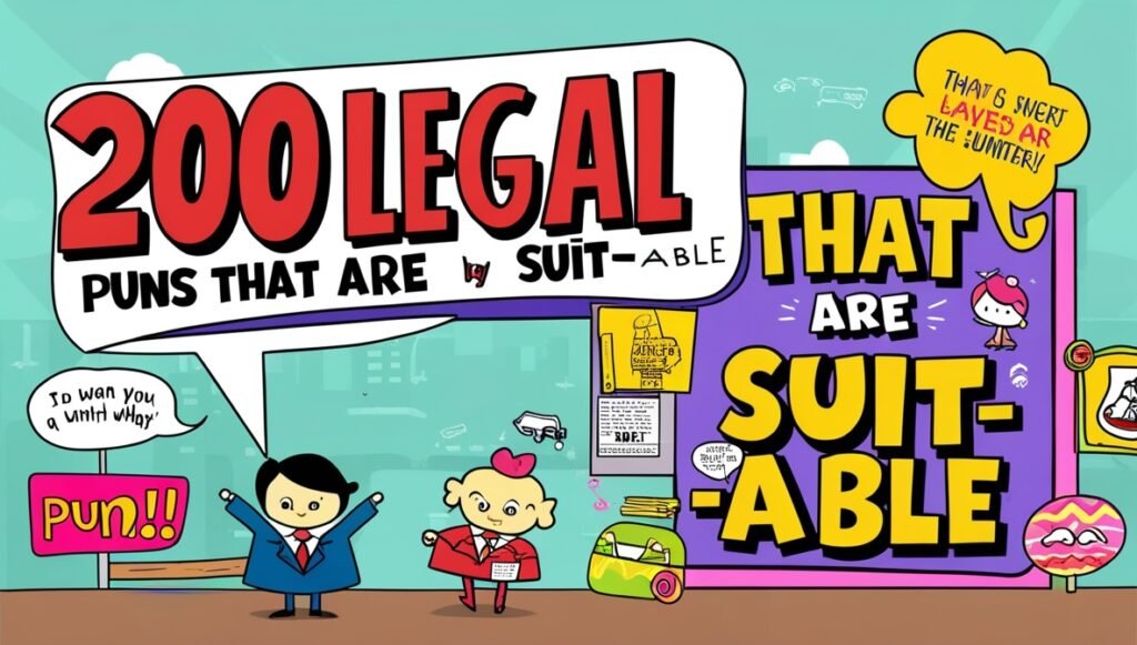 200 Legal Puns That Are Suit-able 1