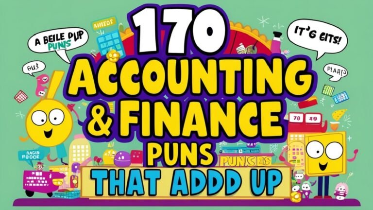 170 Accounting & Finance Puns That Add Up