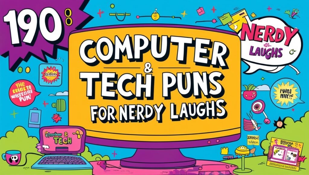 190 Computer & Tech Puns for Nerdy Laughs 2