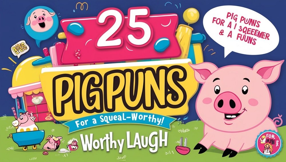 225 Pig Puns for a Squeal-worthy Laugh 2