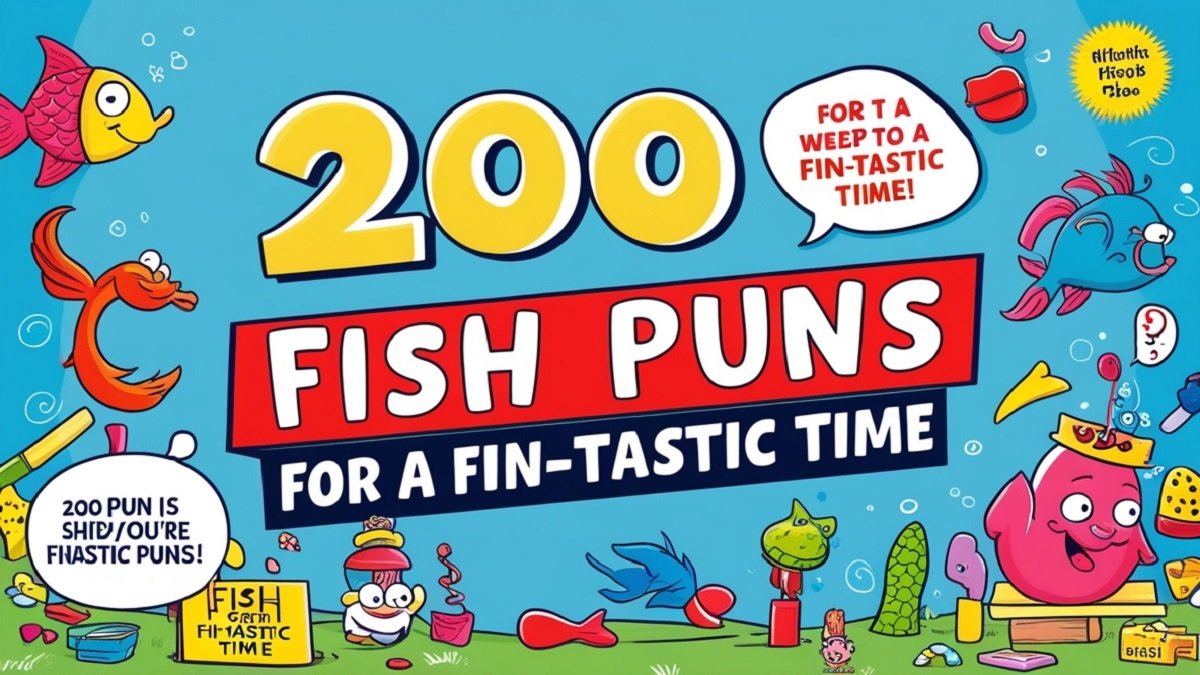 Read more about the article 200 Fish Puns for a Fin-tastic Time