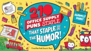 Read more about the article 210 Office Supply Puns That Staple the Humor