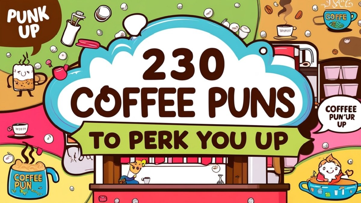 You are currently viewing 230 Coffee Puns to Perk You Up