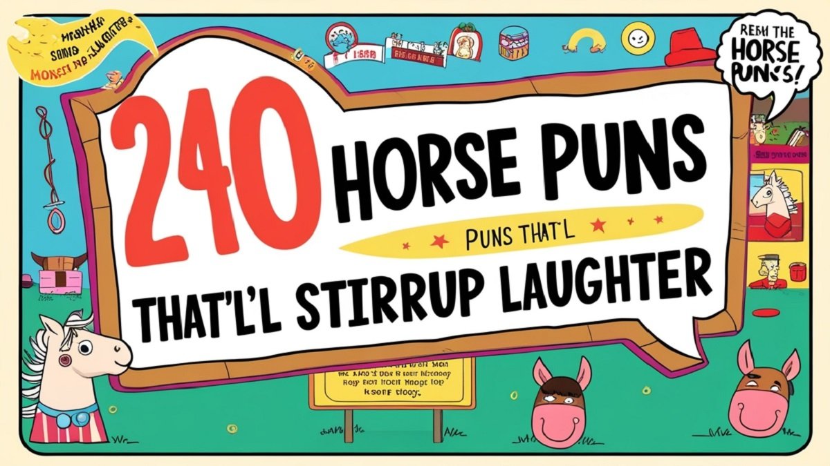 Read more about the article 240 Horse Puns That’ll Stirrup Laughter