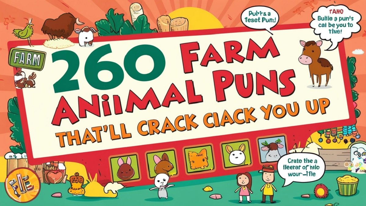 Read more about the article 260 Farm Animal Puns That’ll Crack You Up