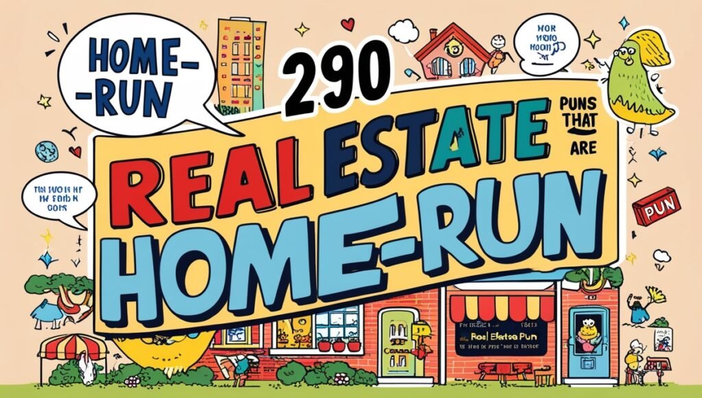 290 Real Estate Puns That Are Home-Run 1