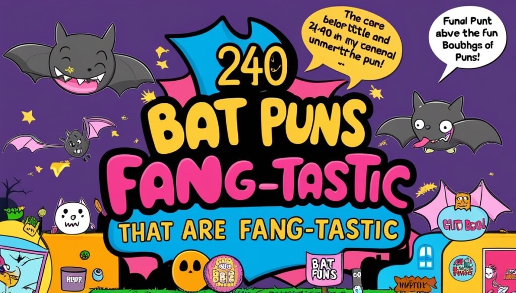 240 Bat Puns That Are Fang-tastic 1
