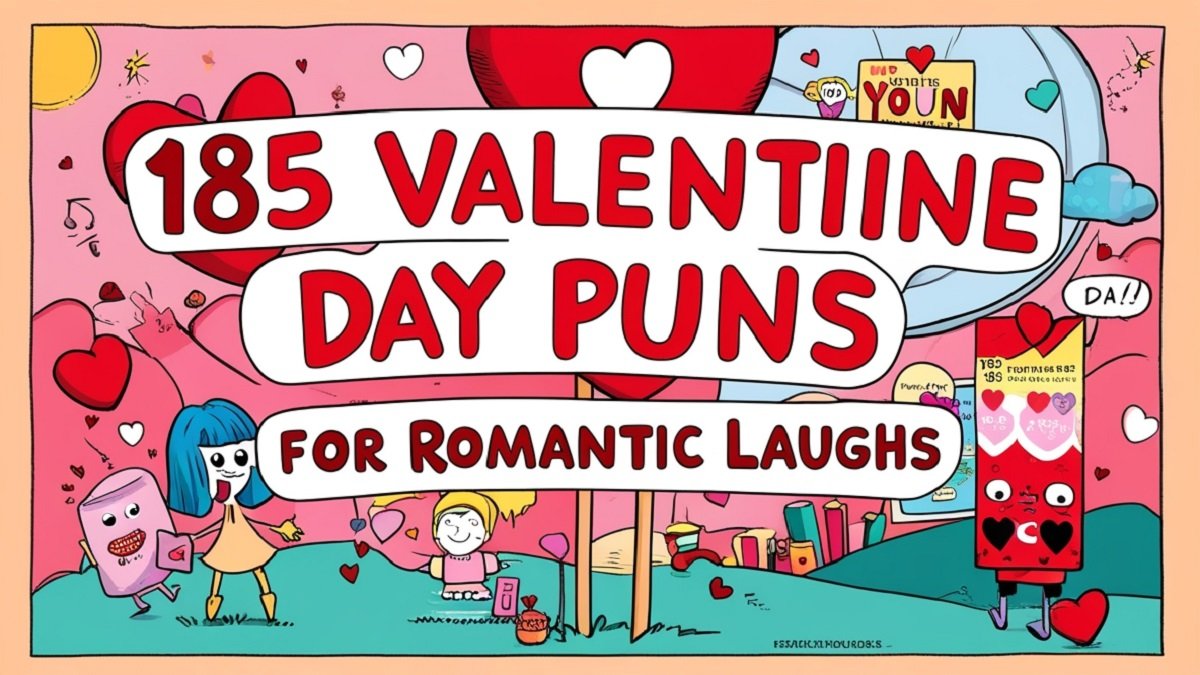 You are currently viewing 185 Valentine Day Puns for Romantic Laughs