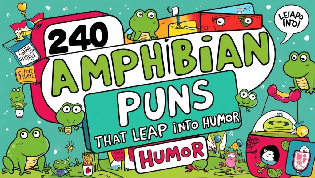 240 Amphibian Puns That Leap into Humor 2