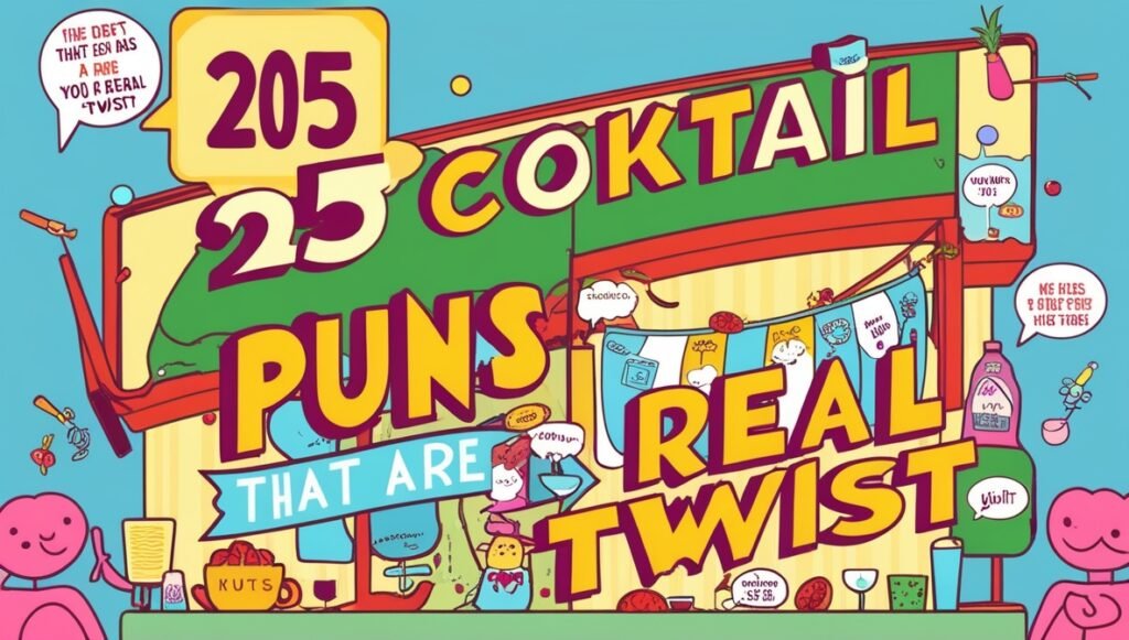 205 Cocktail Puns That Are a Real Twist 2