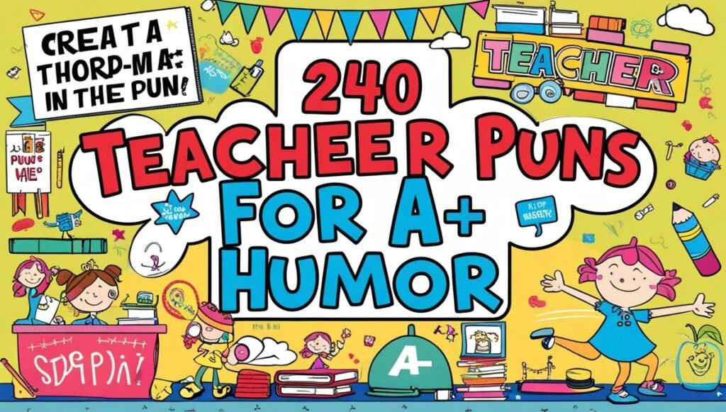 240 Teacher Puns for A+ Humor 2