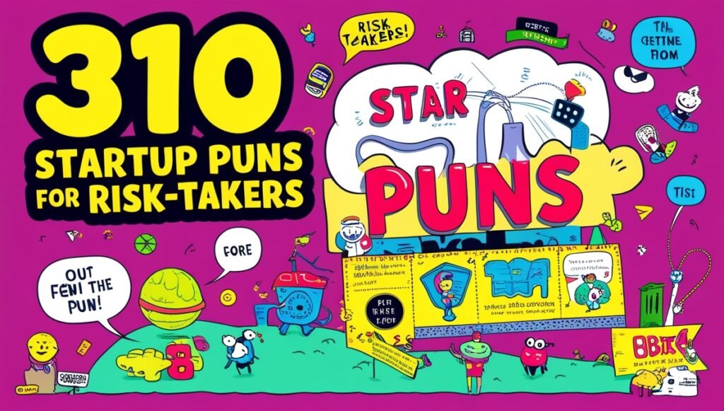 310 Startup Puns for Risk-Takers 2