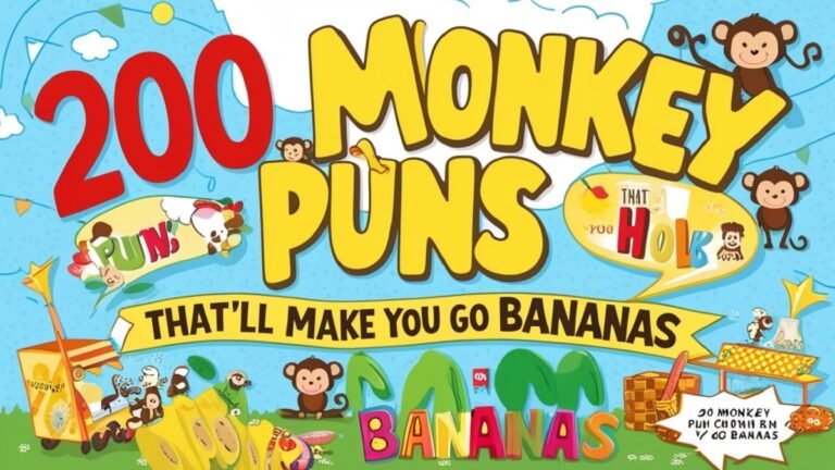 200 Monkey Puns That’ll Make You Go Bananas