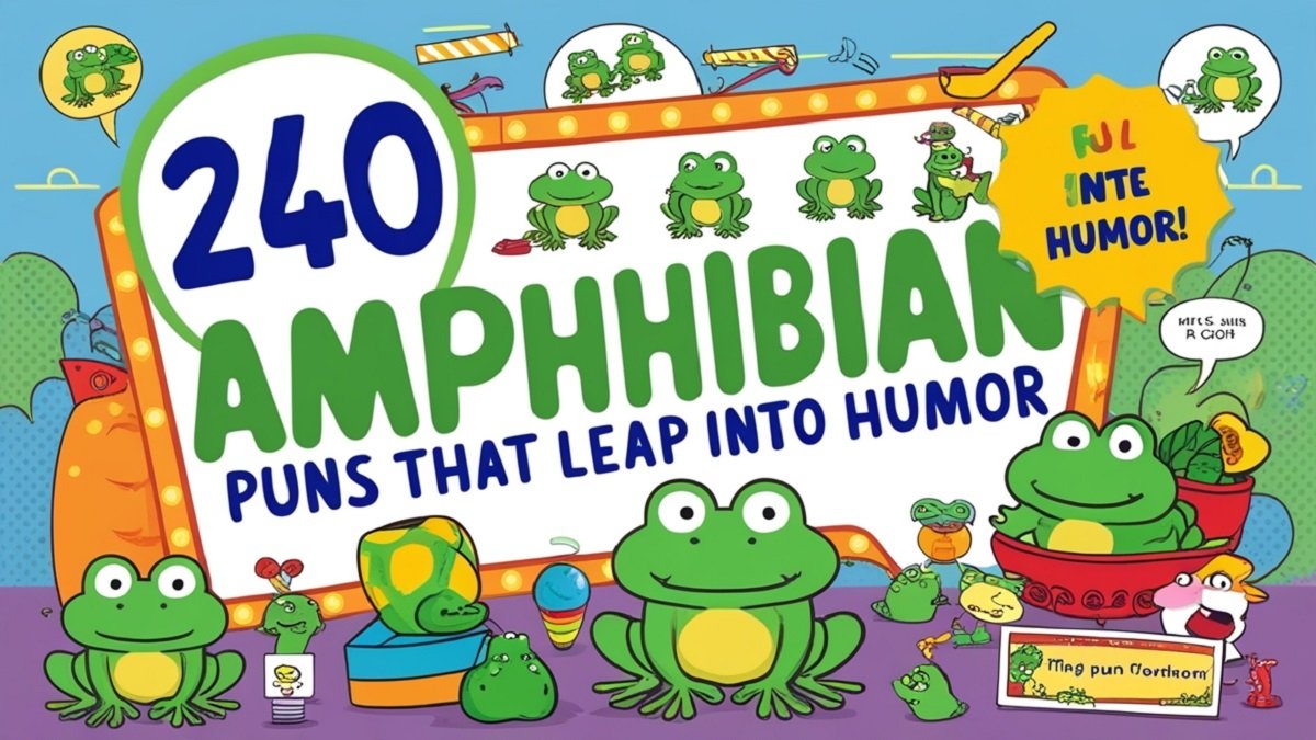 You are currently viewing 235+ Amphibian Puns That Leap into Humor