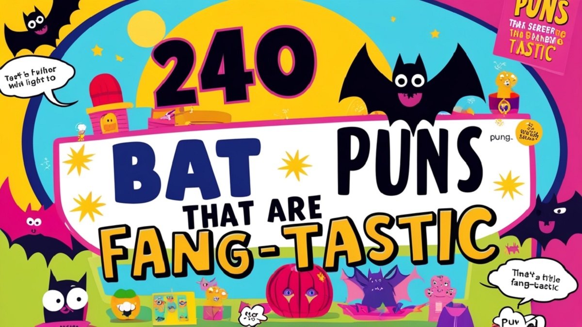 You are currently viewing 240 Bat Puns That Are Fang-tastic