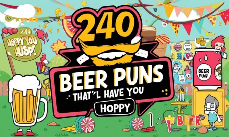 240 Beer Puns That’ll Have You Hoppy