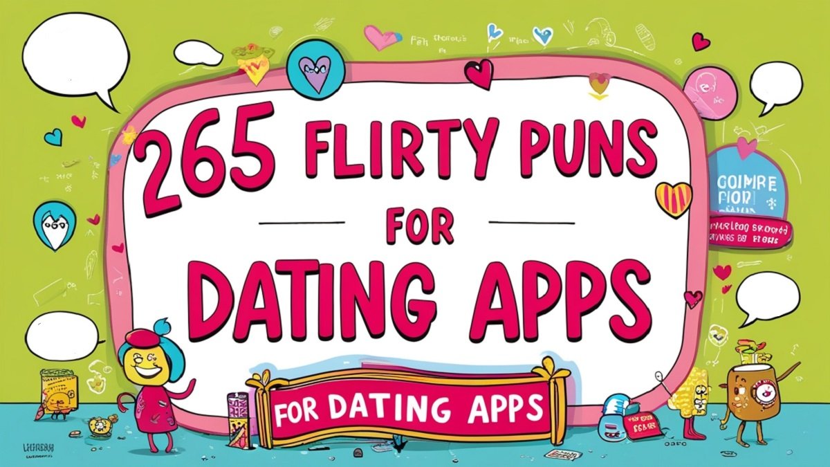 You are currently viewing 265 Flirty Puns for Dating Apps