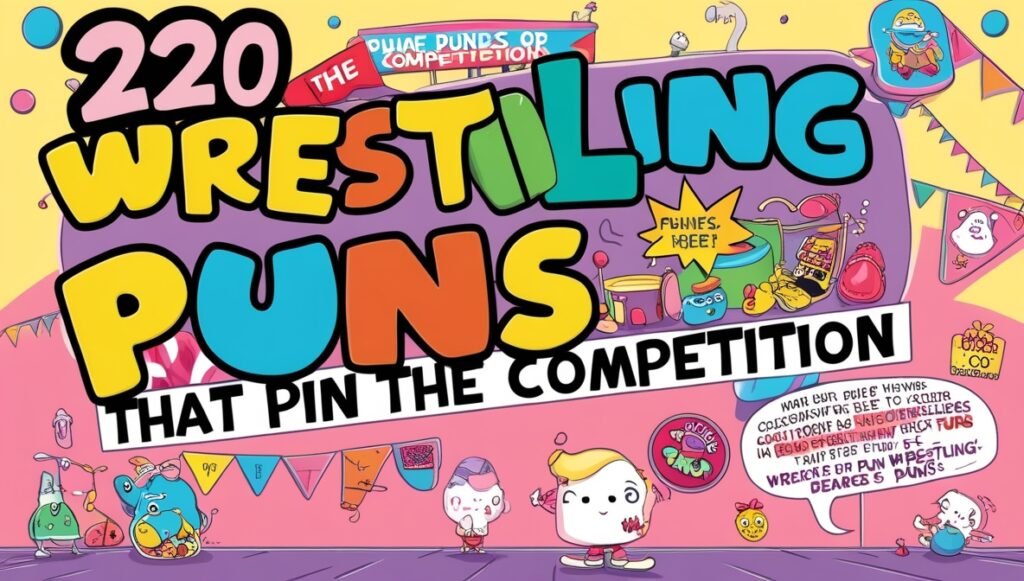 220 Wrestling Puns That Pin the Competition 1