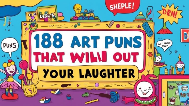 188 Art Puns That Will Draw Out Your Laughter
