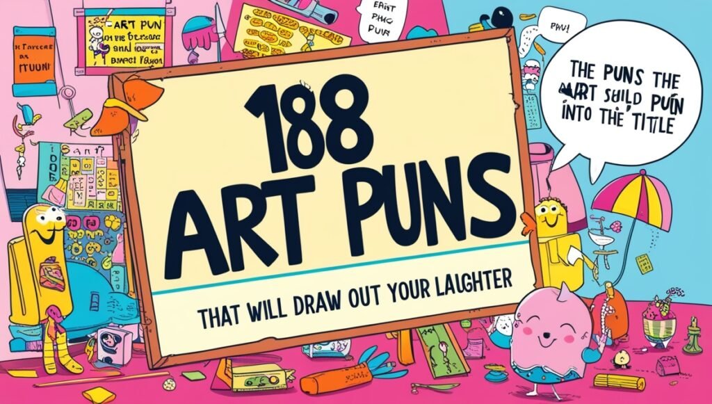 188 Art Puns That Will Draw Out Your Laughter 2