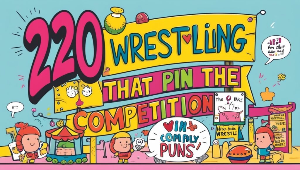 220 Wrestling Puns That Pin the Competition 2