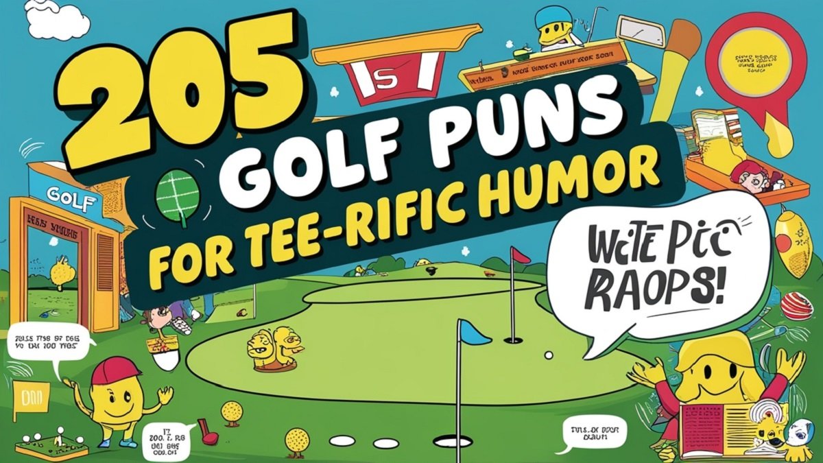 You are currently viewing 205 Golf Puns for Tee-rific Humor